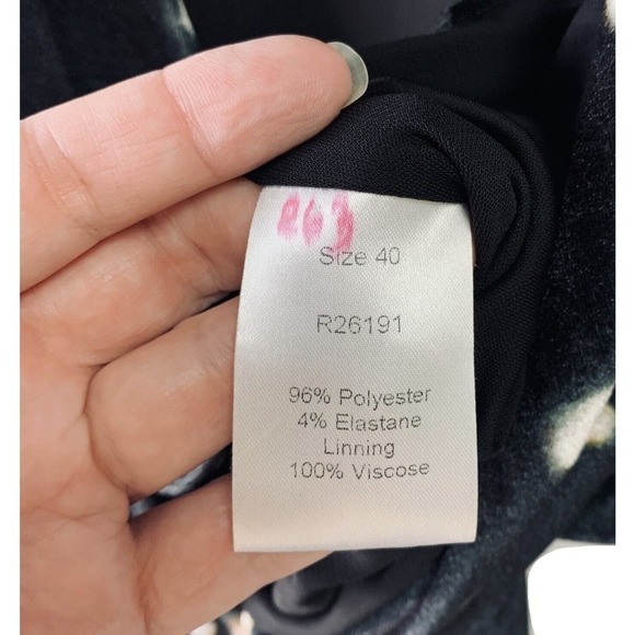 Atlein Ruched Velour Long Sleeve Surplice Wrap Dress Womens 40 | 8 NWT $1055 - Picture 11 of 11